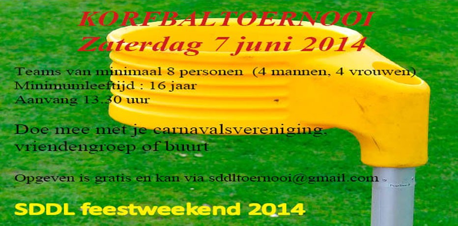 korfbaltoernooi  feestweekend