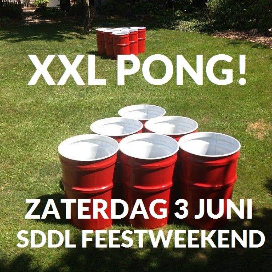 XXL Pong tijdens SDDL Feestweekend