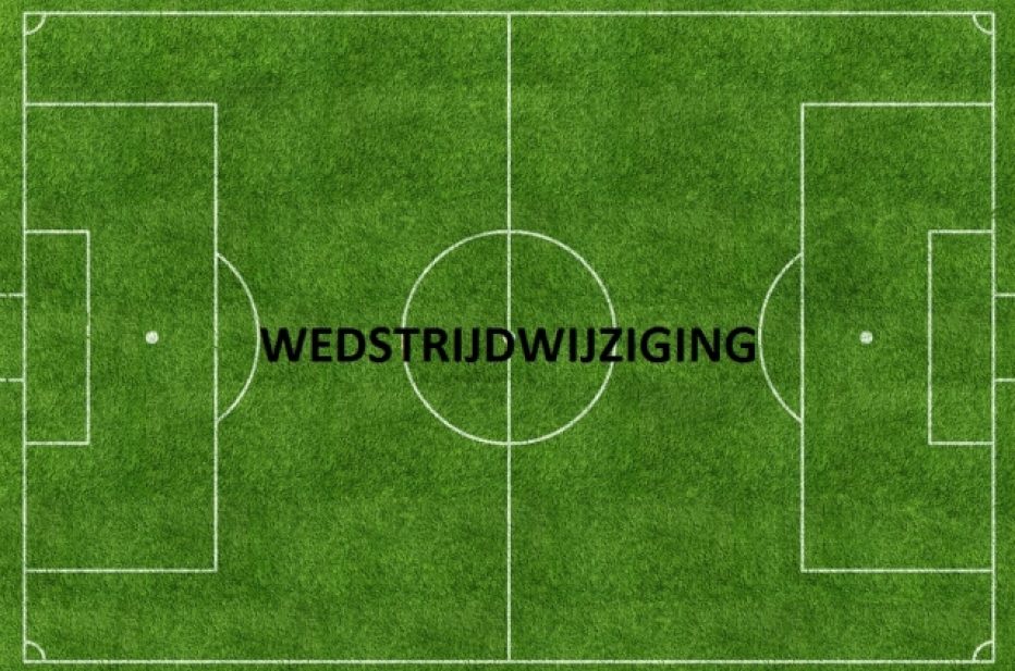 Wedstrijdwijzigingen