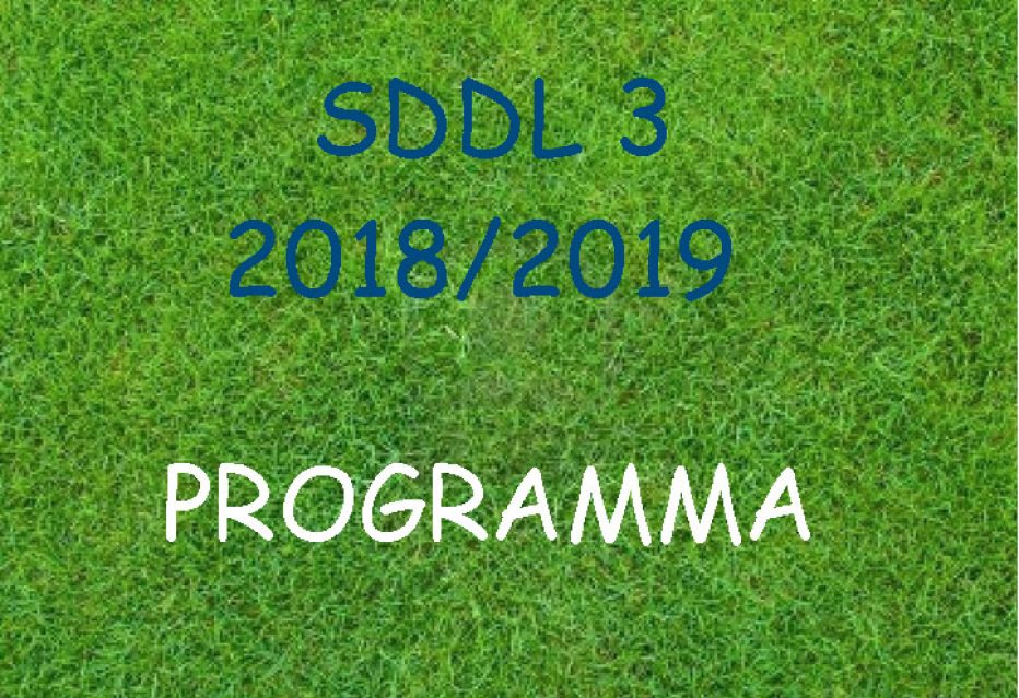 Wedstrijdschema SDDL 3