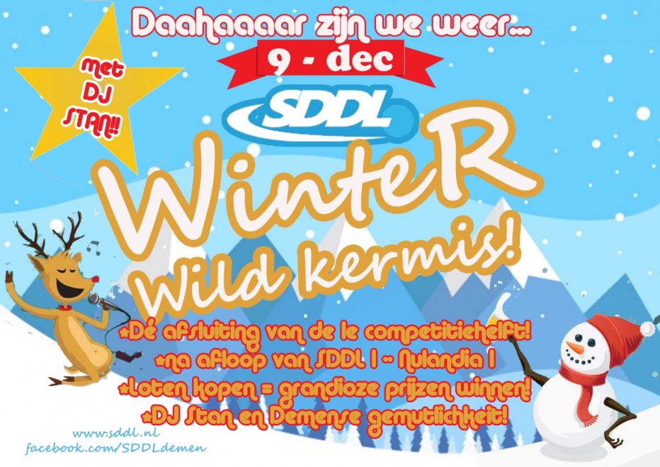 9 December weer wildkermis bij SDDL